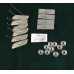 Molding Clip Set, B/A Complete Set, 2 & 4 Door, Year=1955, Units=SET, Location=A-2