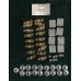 Molding Clip Set, Bel-Air 4 Door Complete Set, Year=1956, Units=SET, Location=UU4