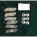 Molding Clip Set, 210 2-Door Complete Set, Year=1956, Units=SET, Location=UU4