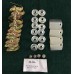 Molding Clip Set, B/A & 210 Complete Set, 2 Door, Year=1957, Units=SET, Location=UU4