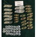 Molding Clip Set, B/A & 210 Complete Set, 2 Door, Year=1957, Units=SET, Location=UU4