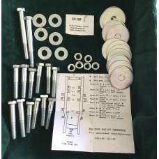 Body Mount Bolt Kit, sedan/nomad,  w/correct washers, Year=55-57, Units=SET, Location=R-4