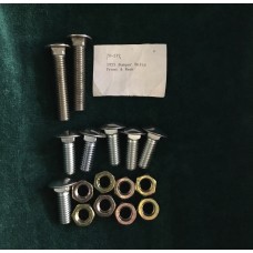 Stainless Capped Bumper Bolts, Year=1955, Units=SET, Location=Q - TABLE