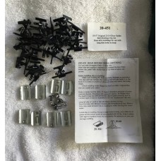 210 4-Door Sedan Side Window Beltline Molding Clip Set (Original Stye), Year=55-57, Units=SET