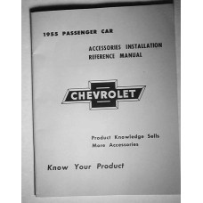 Chevrolet Accessory Installation Manual, Year=1955, Units=EA, Location=E - FLOOR