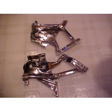 Stainless Steel Hood Hinges, LH & RH (Not to be used with stainless Hood Springs), Year=1957, Units=PR, Location=MM